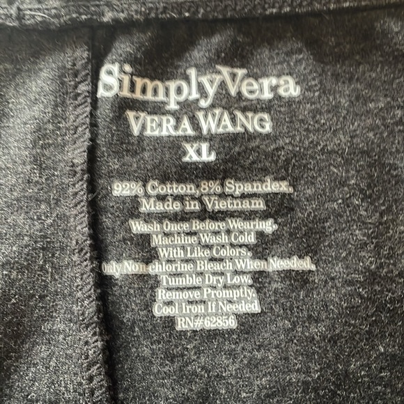 Vera Wang. XL. Gray Leggings. - Picture 3 of 5